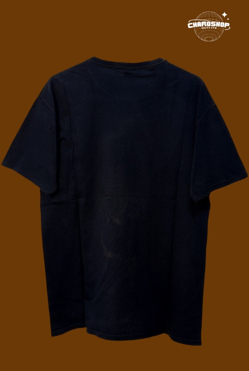 T-shirt noir graphique homme