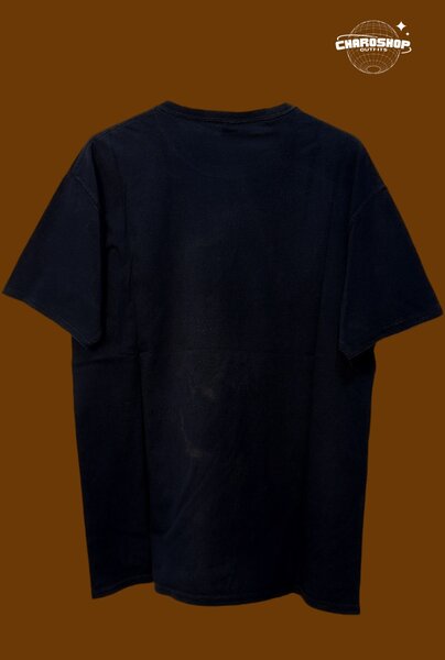 T-shirt noir graphique homme