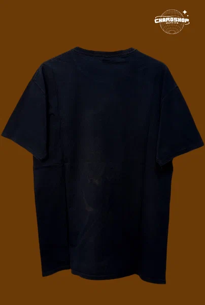 T-shirt noir graphique homme