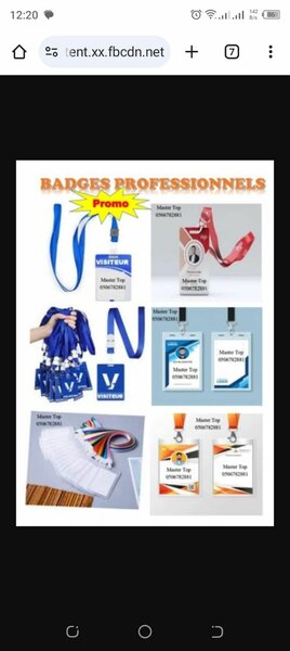 Badges Professionnels