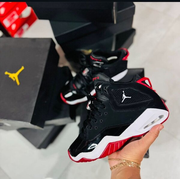 Basket Jordan Air Noir Rouge