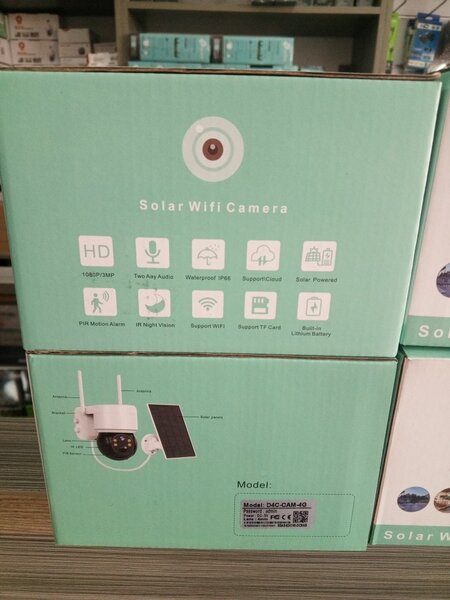 4G universal sim solar camera