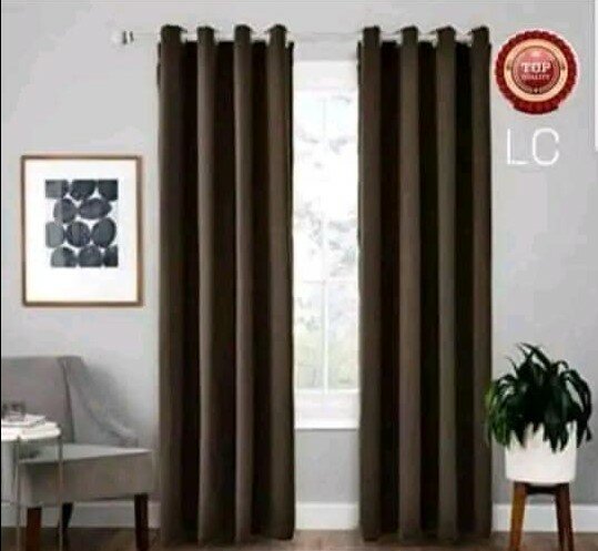 Thick blackout curtains