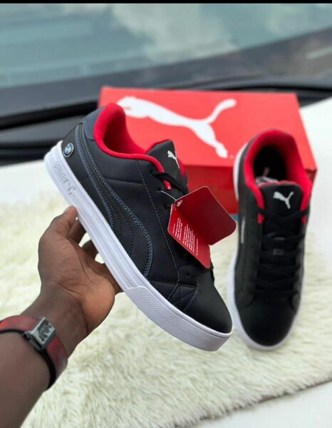 Sneakers noir et rouge homme