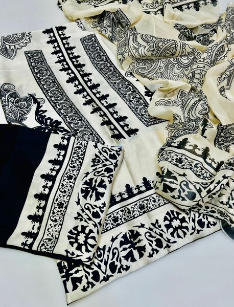 Unstitched three piece