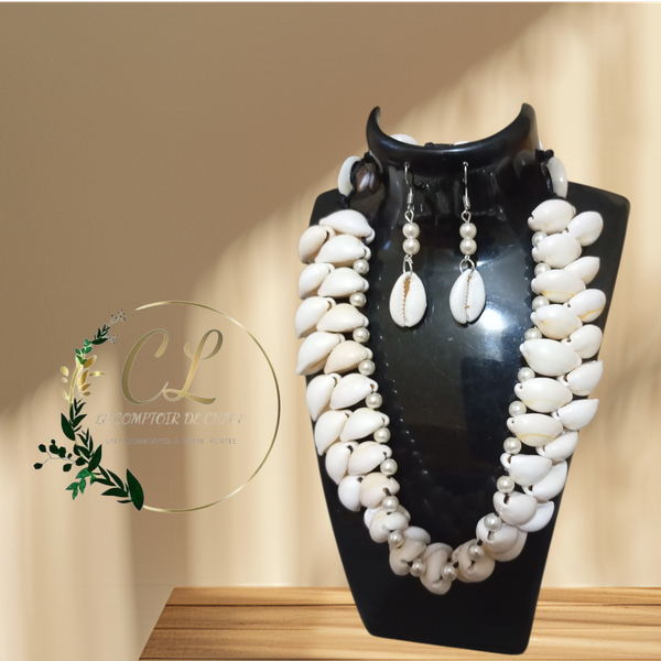 Collier en coquillages élégants