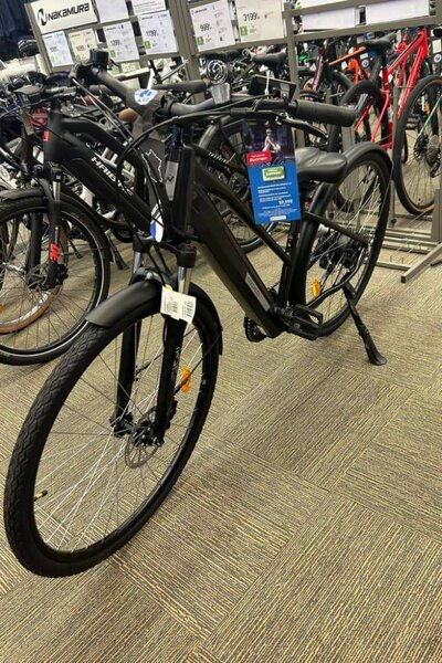 Vélo électrique Fire Bird noir et jaune