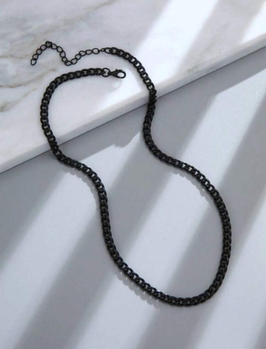 Black Fadeless Cuban Necklace