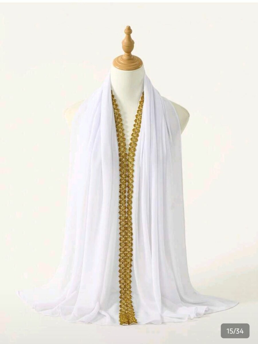 Écharpe Hijab Élégant Femme