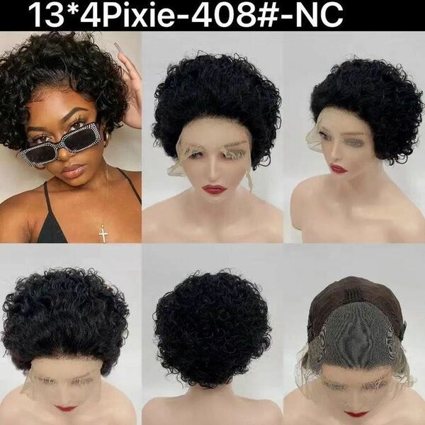 Perruque Pixie frontale T