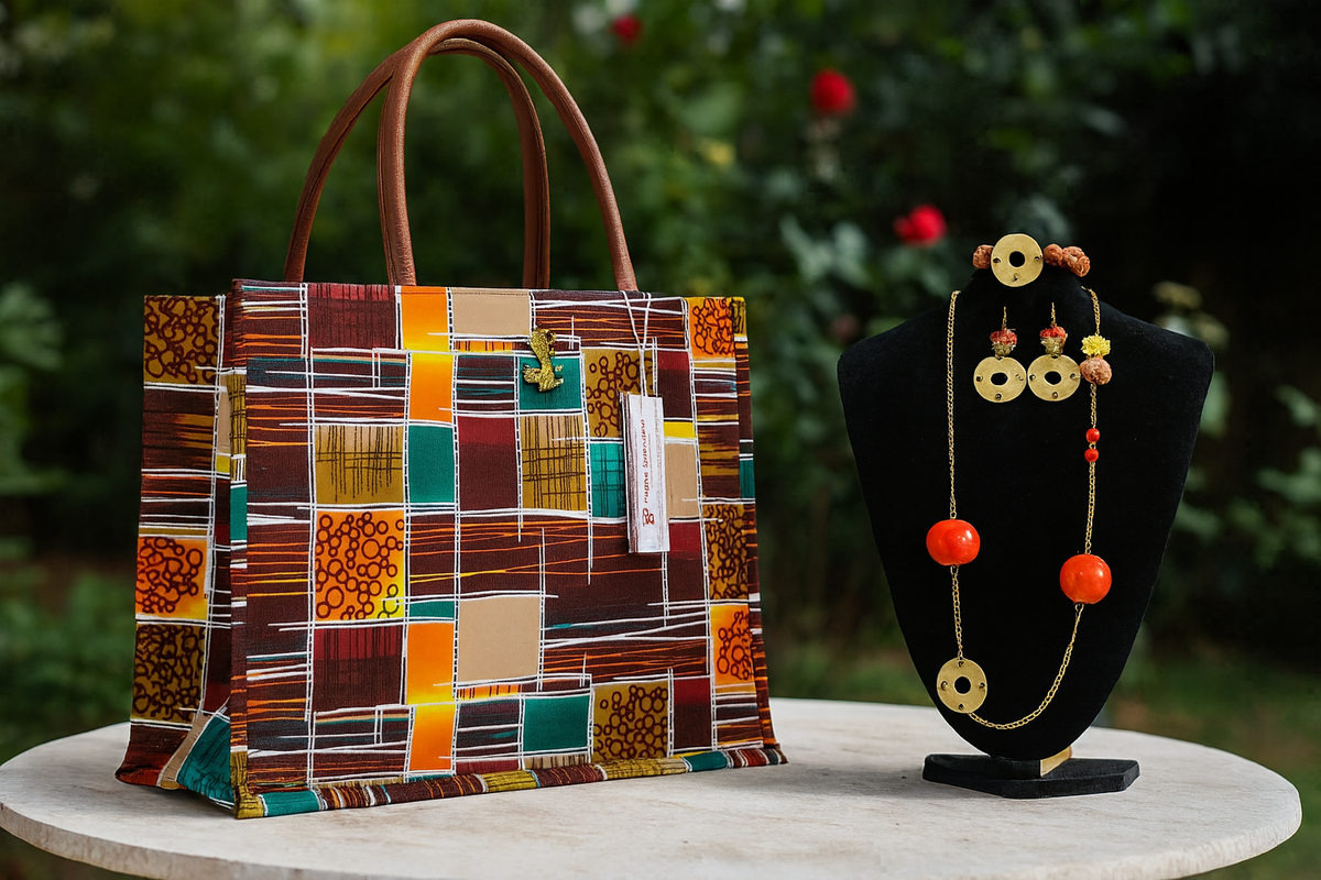 Sac à main artisanal coloré