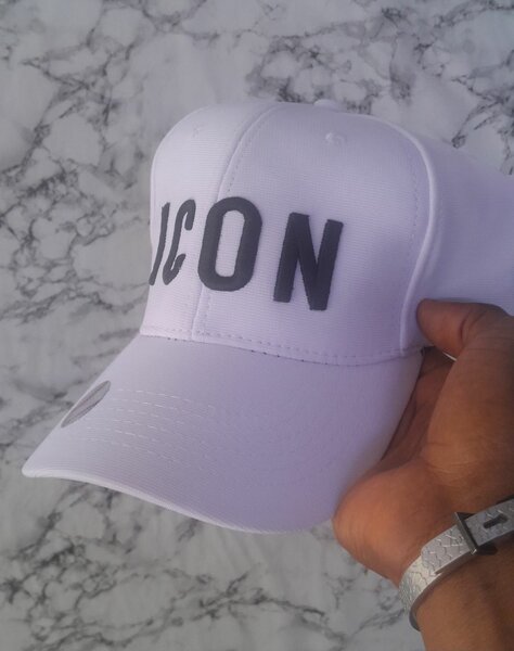 Casquette Icône Blanche Tendance