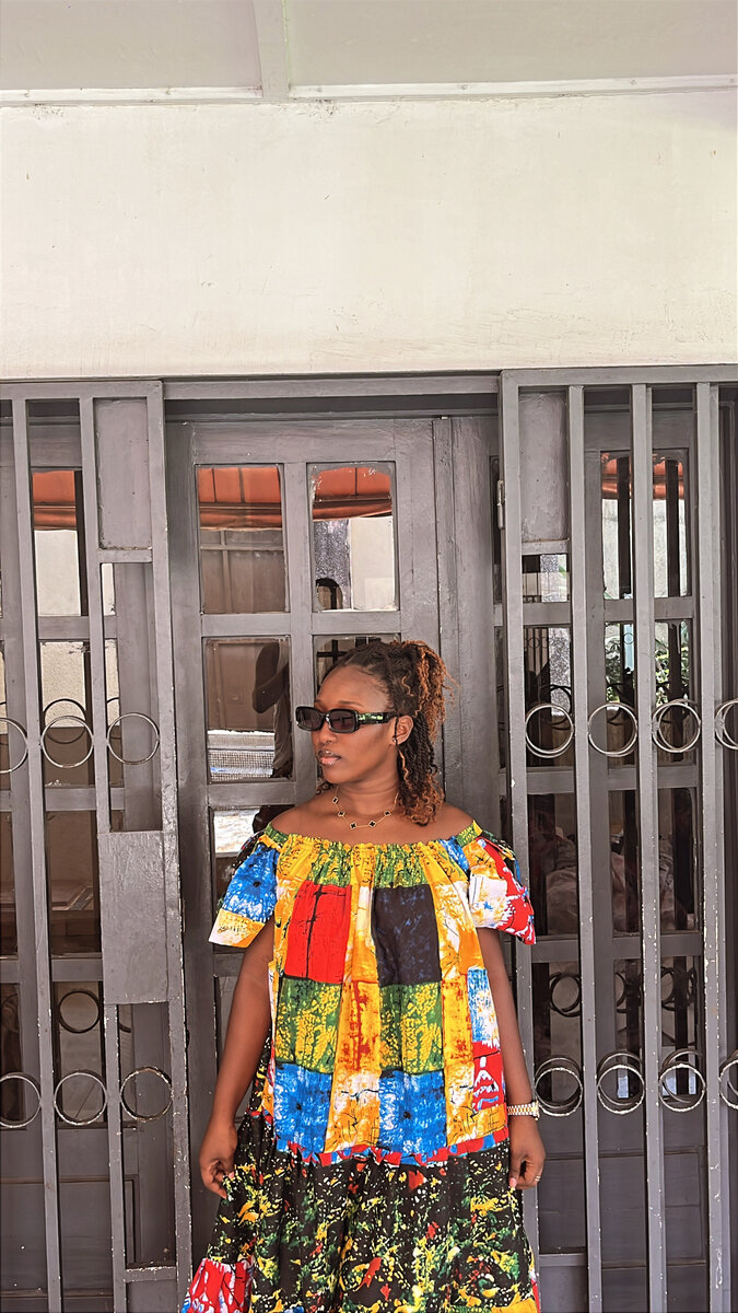 Robe multicolore bohème chic