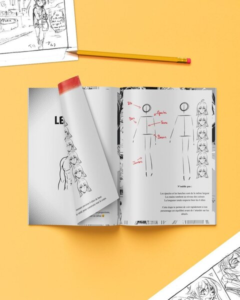 Manuel débutant dessin Manga