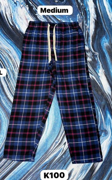 Women's comfortable plaid pajama pants