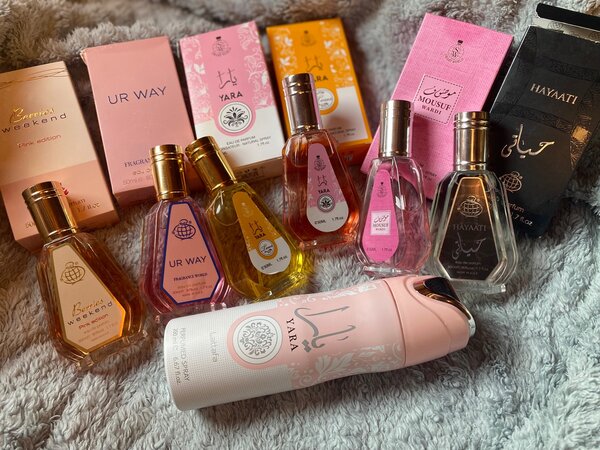 Arabic perfumes and sprays