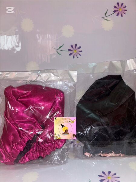 Bonnet de nuit satin