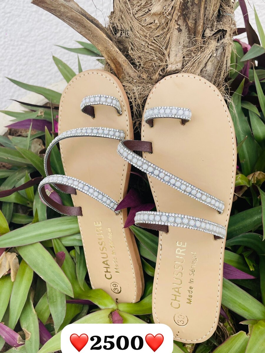 Elegant Beaded Sandals