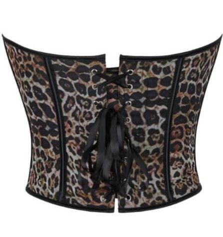 Corset léopard élégant