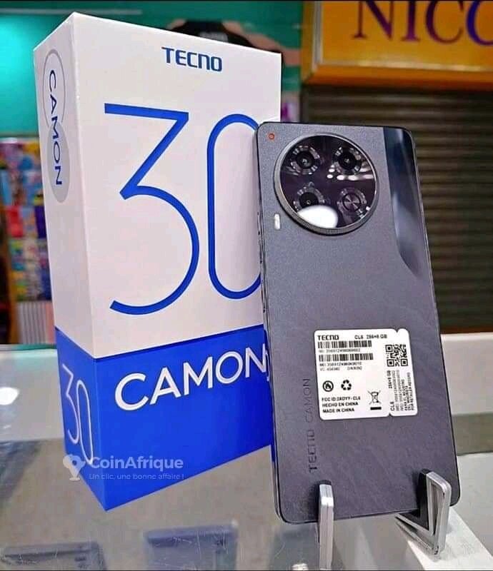 TECNO CAMON 30 (256GB 16GB RAM première copie conforme