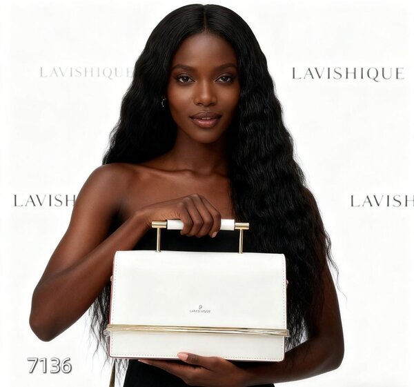 Sac à main blanc LAVISHIQUE 7136