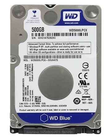 WD Blue Disque Dur 500GB
