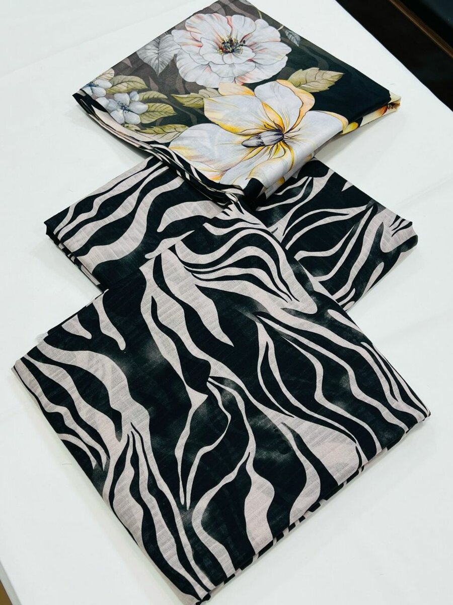 Printed lawn suit