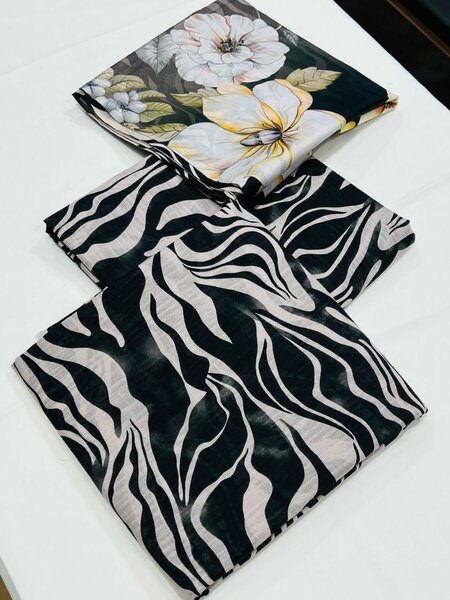 Printed lawn suit