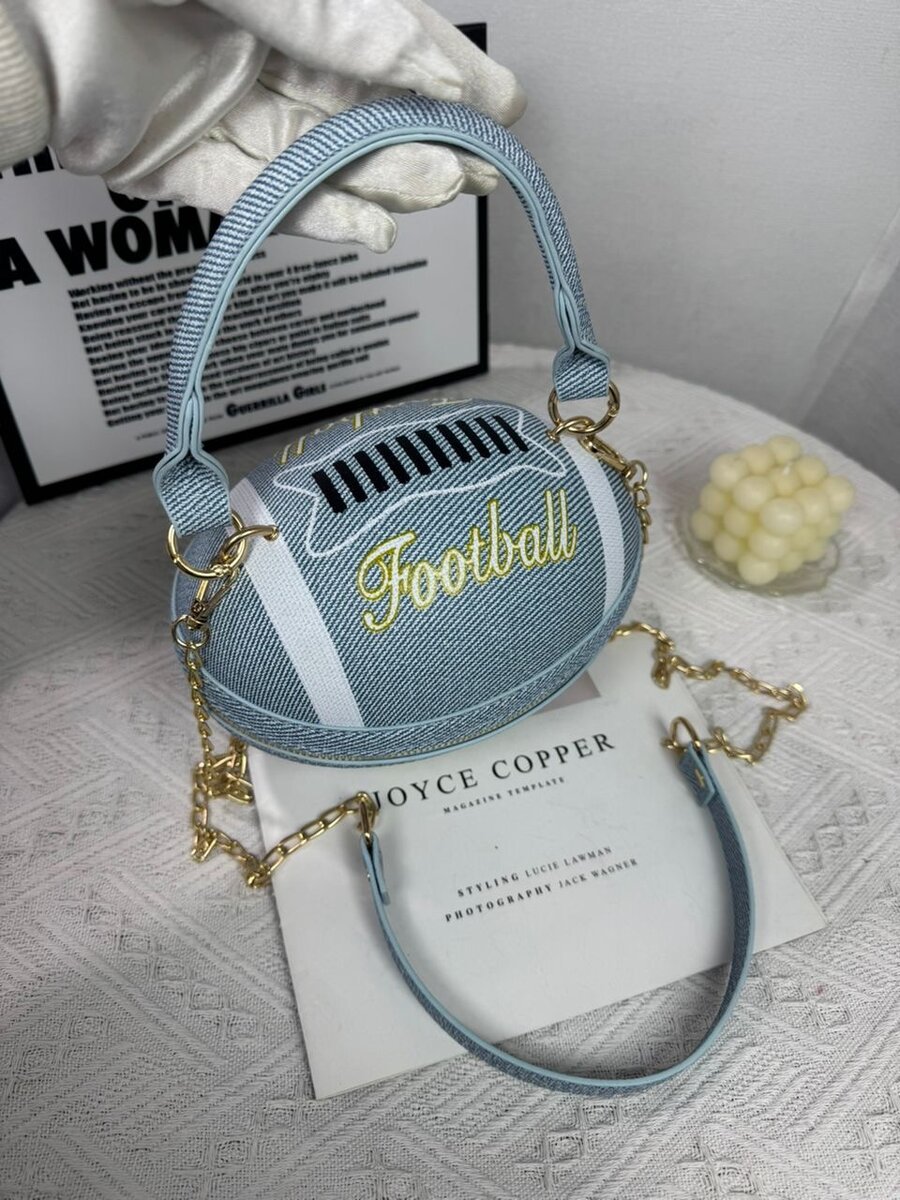 Sac à main ballon de football