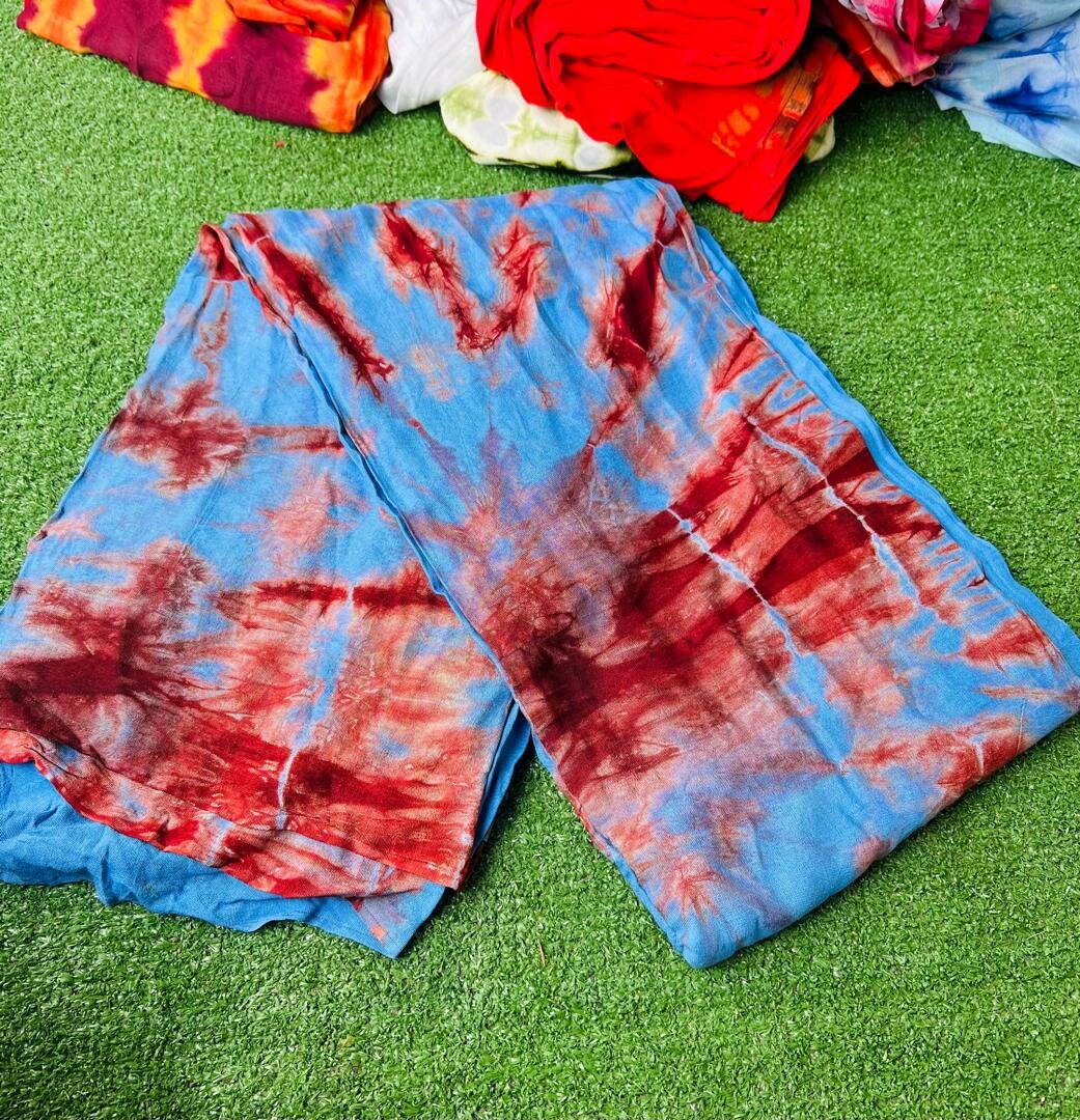 Étoffes Tie-Dye Colorées