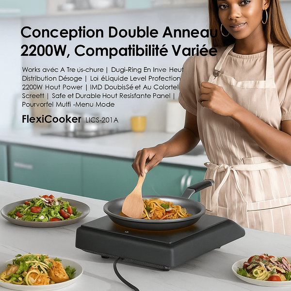 Table de cuisson à induction 2200W