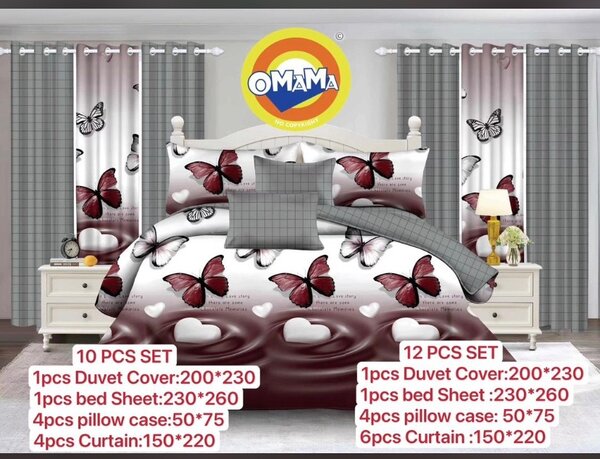 10 and 12 pcs bedspread