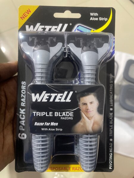 Rasoirs Triple Lame Homme - 6pcs
