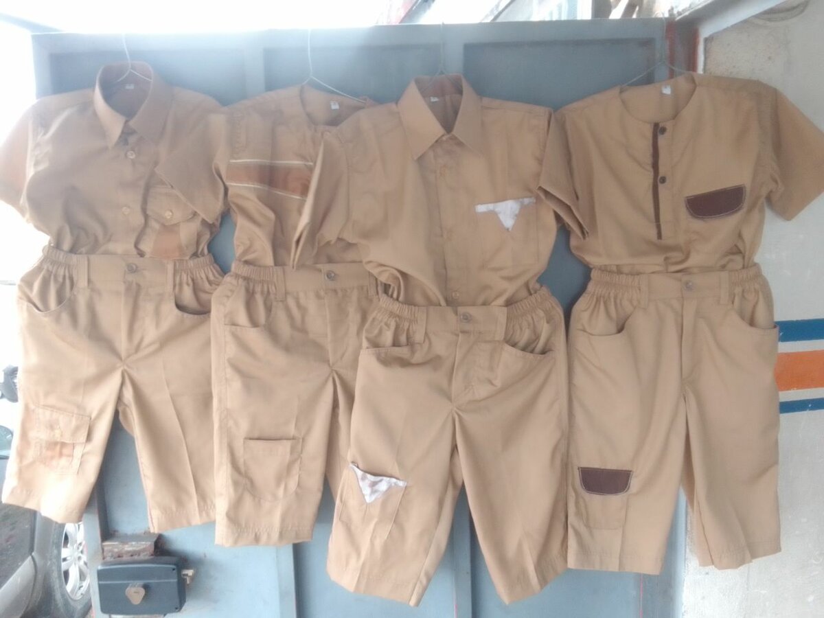 Ensemble kaki pour primaire