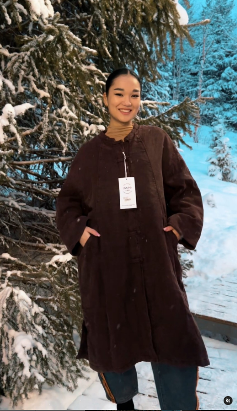 Чапан коричневый