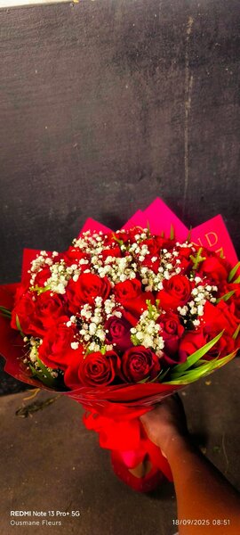 Bouquet de Roses Éclatantes