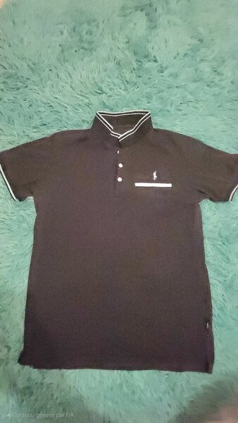 Polo noir ralf laurent