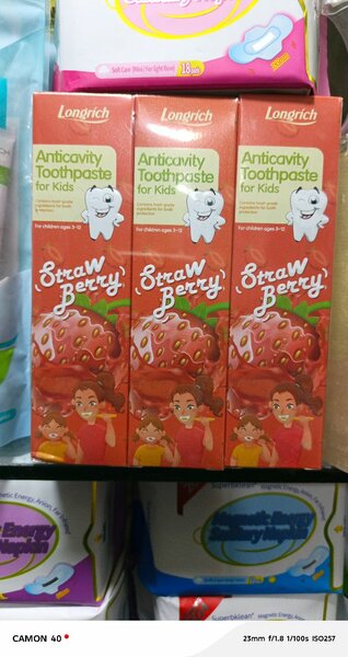 Dentifrice Fraise Anticarie Enfants