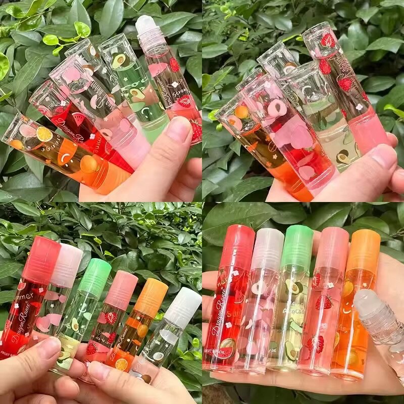 Brillant à lèvres roll-on fruits