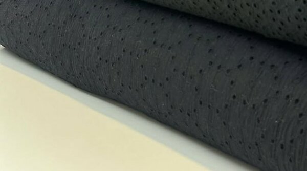 Натуральный 100% чёрный хлопок для шитья