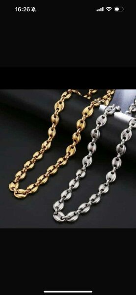 Chaîne en acier inoxydable élégante