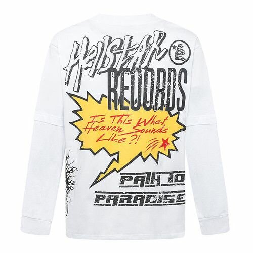 T-shirt graphique à manches longues