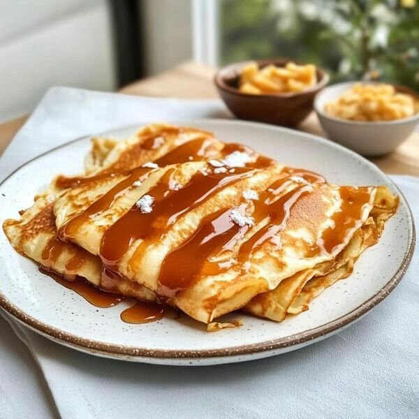 Crêpes Au Caramel Délicieux