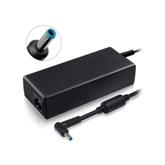 Chargeur HP ordinateur portable petit bout bleu + Câble alim