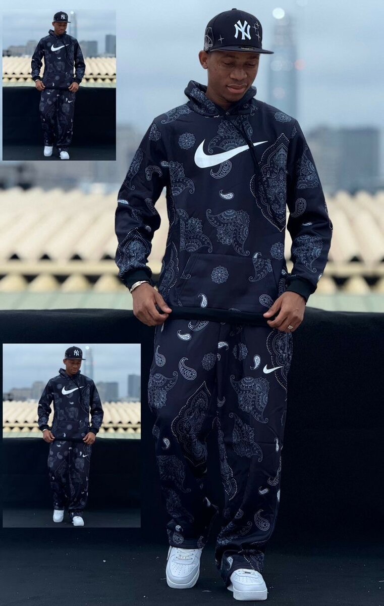 Ensemble de survêtement imprimé homme