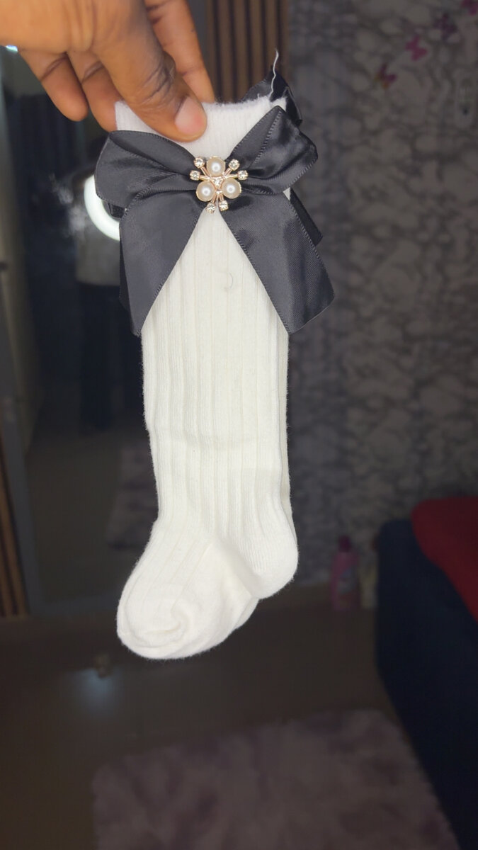 Chaussettes avec nœud enfant