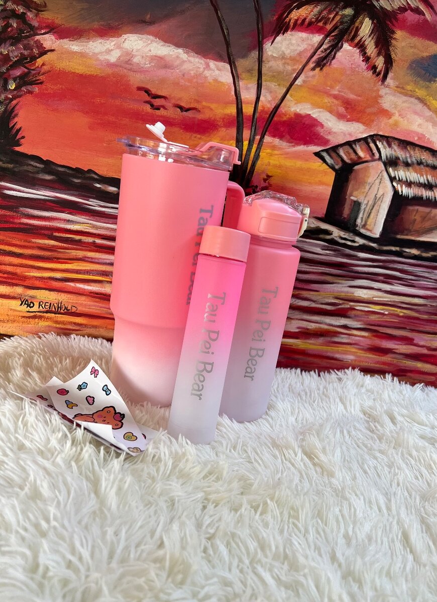 Set de Bouteilles Pastel