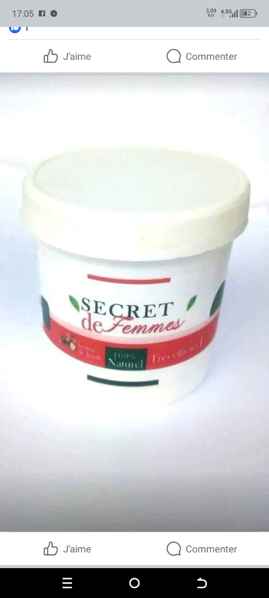 Crème bobaraba mollets cuisses lolo