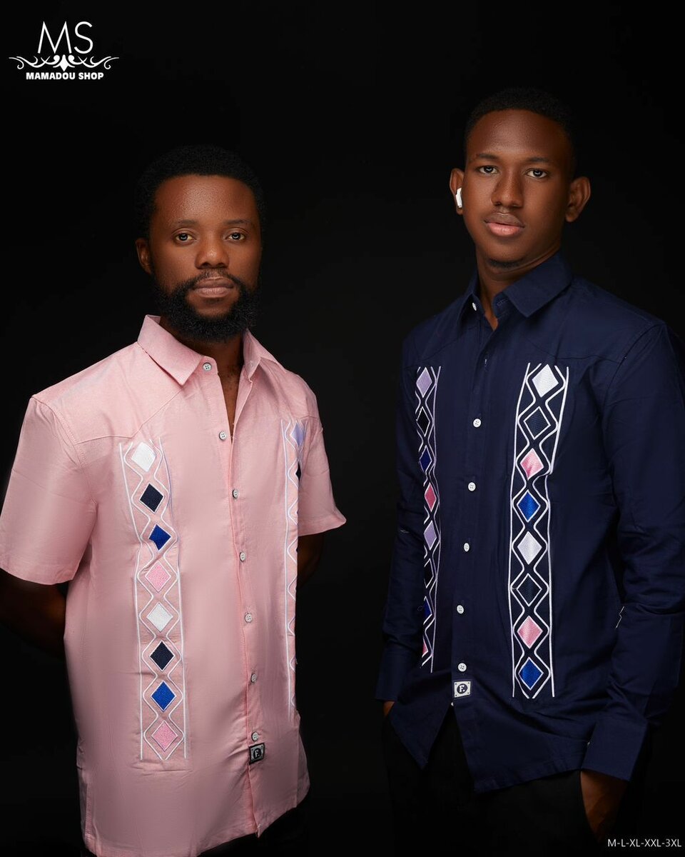 Chemise Homme Brodée Élégante