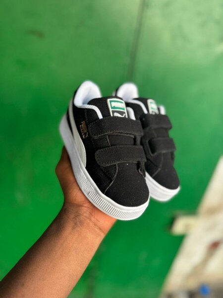 Baskets Enfant Noires Velcro